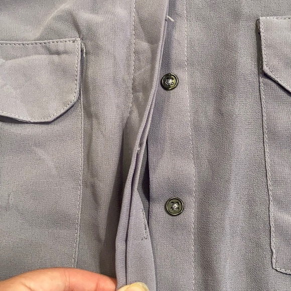 Lavender button down - Picture 4 of 7